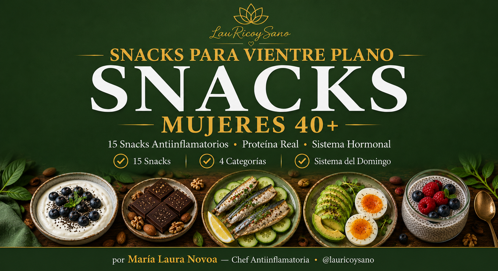15 Meriendas Antiinflamatorias para Mujeres de 40+